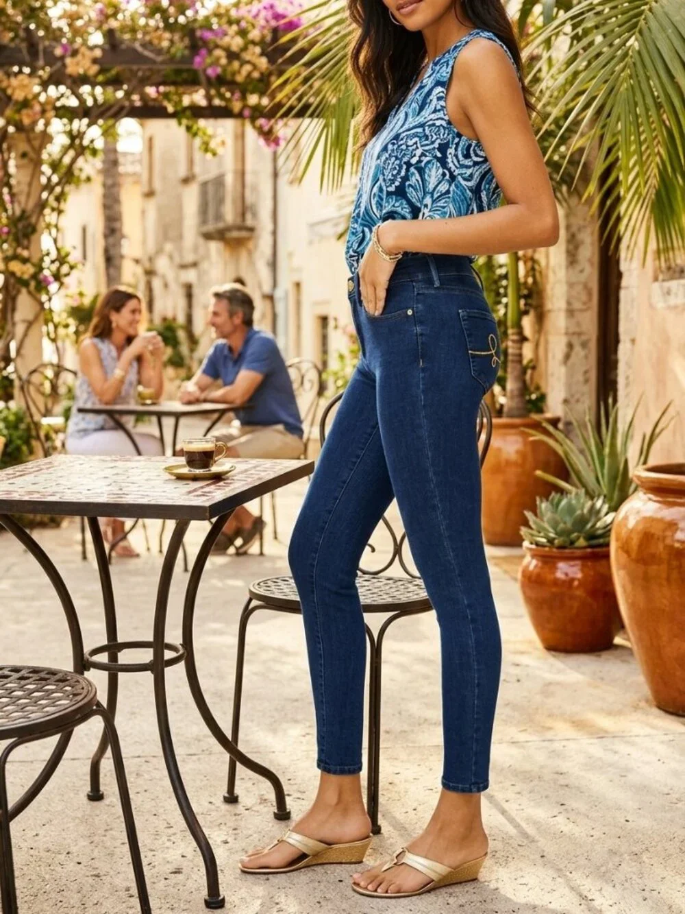 Lilly Pulitzer Eagan High Rise Skinny Jeans Repreve® Denim Women’s NWT - Picture 4 of 6